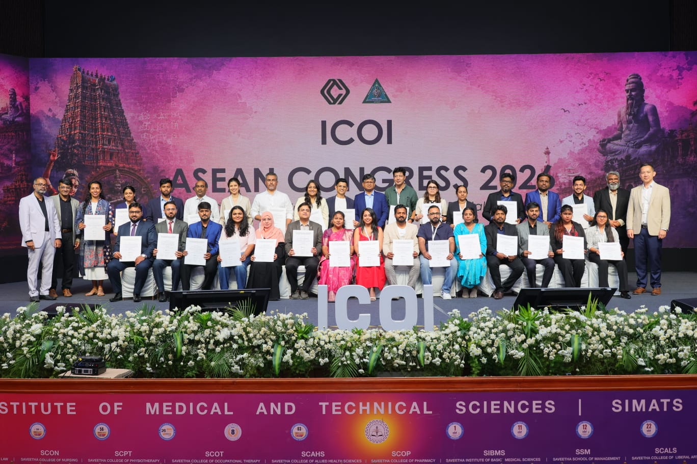 Group photo of fellowship recipients at the ICOI ASEAN Congress 2026